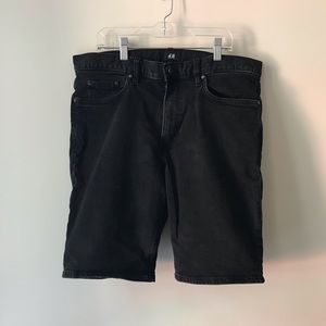 Black Denim Men’s Jean Shorts